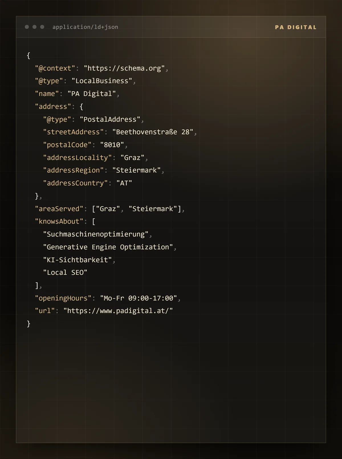 Schema Markup und strukturierte Daten für Sichtbarkeit in Google und KI-Systemen in Graz